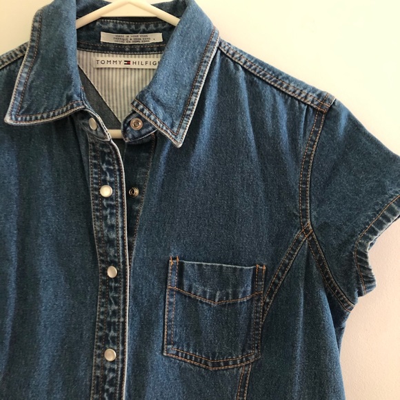 Tommy Hilfiger Demin Button Down Dress - Picture 1 of 6